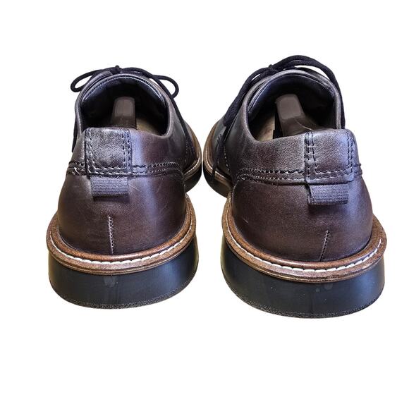 Ecco Mens Lace Up Loafer EU 40 US Size 7 Brown Leather  Leather Insole Excellent main image 5